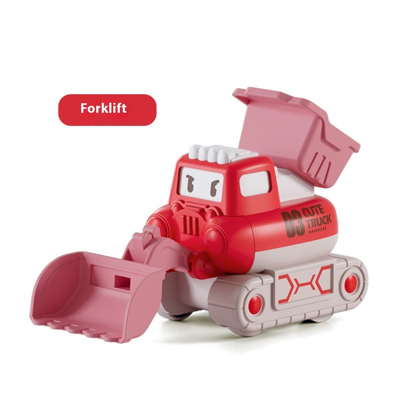 Pink excavator toy online